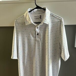 Straight Down Large Polo Shirt